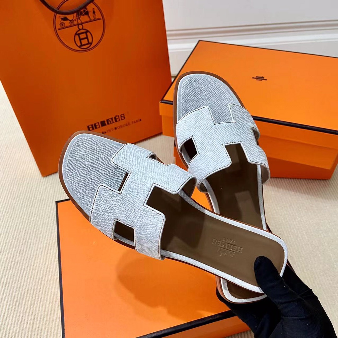 에르메스 올수공 오란 슬리퍼 샌들 앱송 65